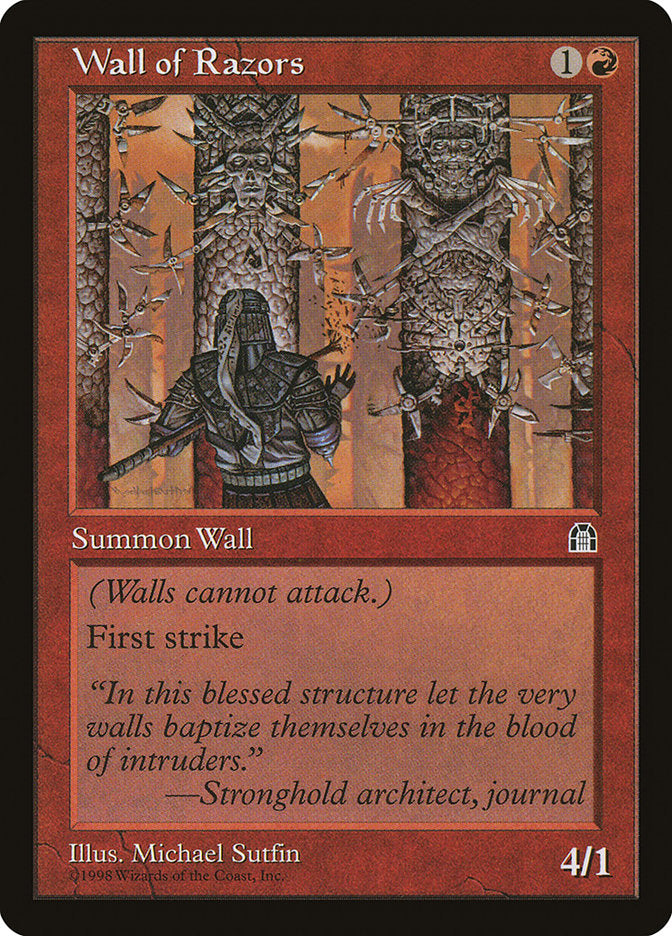 Wall of Razors [Stronghold] | Boutique FDB TCG