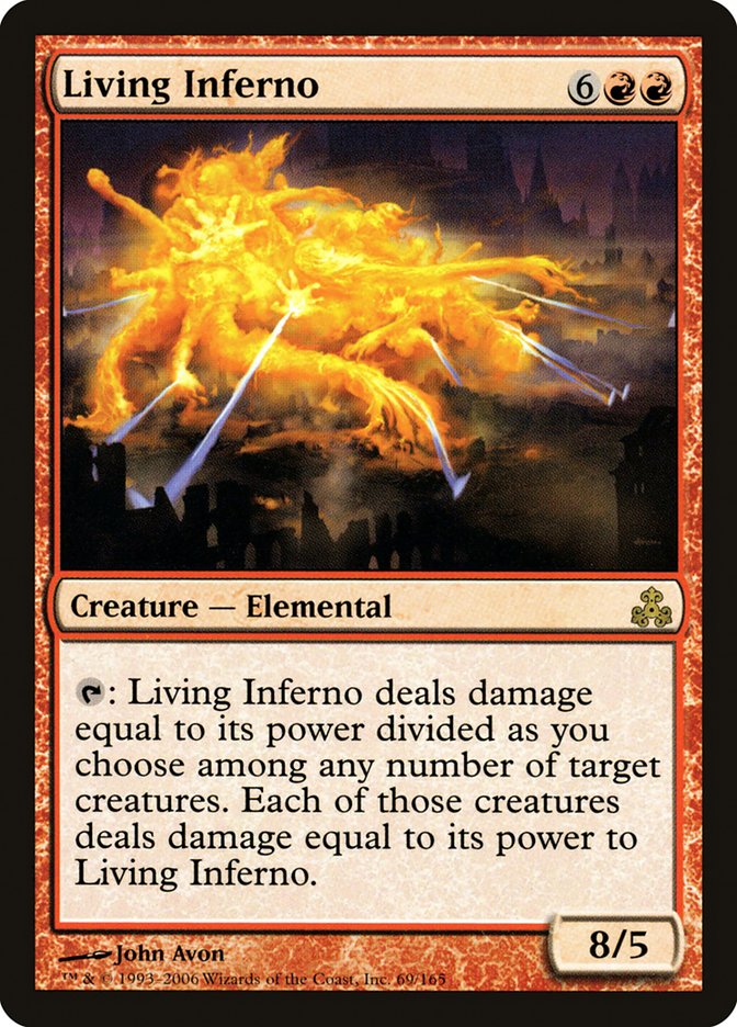 Living Inferno [Guildpact] | Boutique FDB TCG