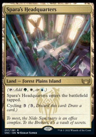 Spara's Headquarters (Promo Pack) [Streets of New Capenna Promos] | Boutique FDB TCG