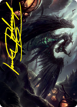 Beledros Witherbloom Art Card (Gold-Stamped Signature) [Strixhaven: School of Mages Art Series] | Boutique FDB TCG