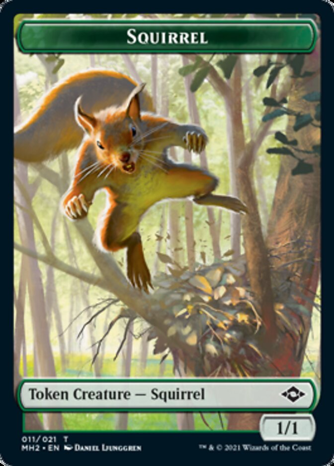 Squirrel // Thopter Double-Sided Token [Modern Horizons 2 Tokens] | Boutique FDB TCG