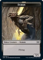 Demon // Squirrel Double-Sided Token [Double Masters Tokens] | Boutique FDB TCG