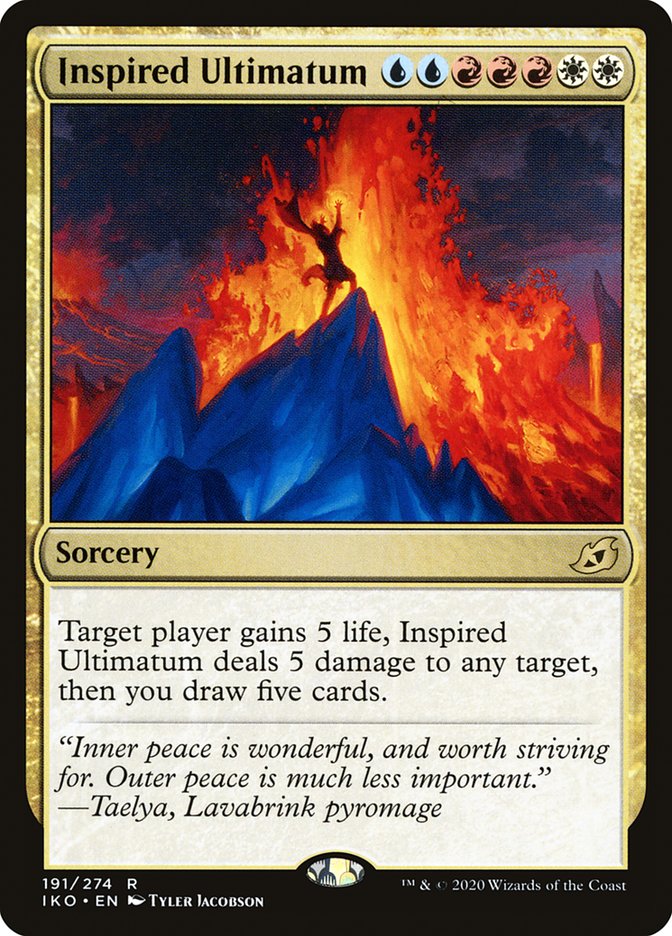 Inspired Ultimatum [Ikoria: Lair of Behemoths] | Boutique FDB TCG