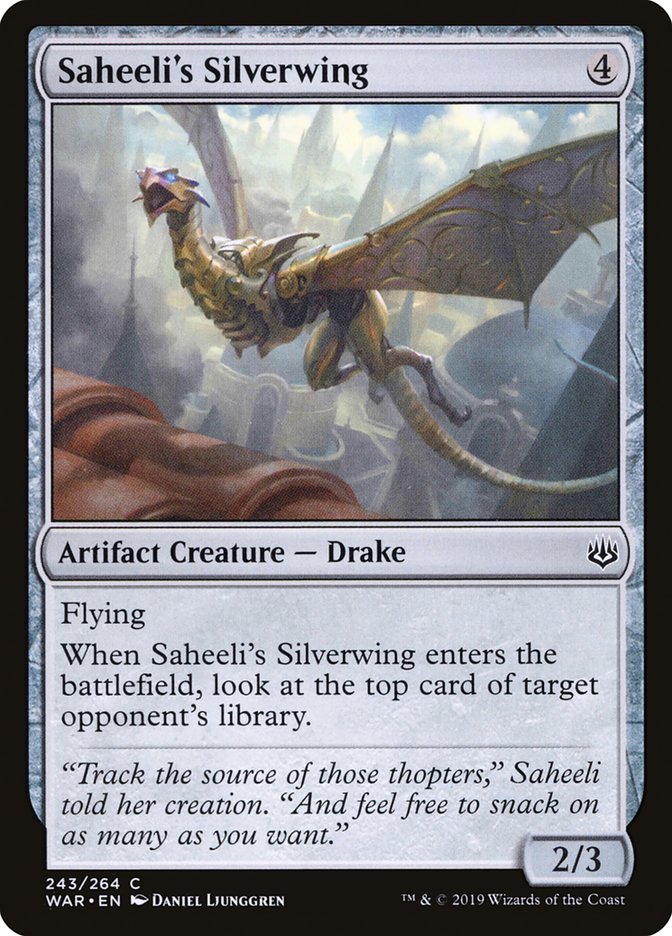 Saheeli's Silverwing [War of the Spark] | Boutique FDB TCG