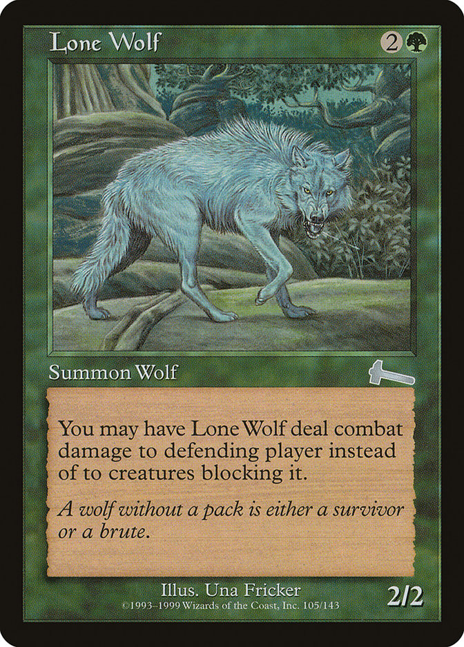 Lone Wolf [Urza's Legacy] | Boutique FDB TCG