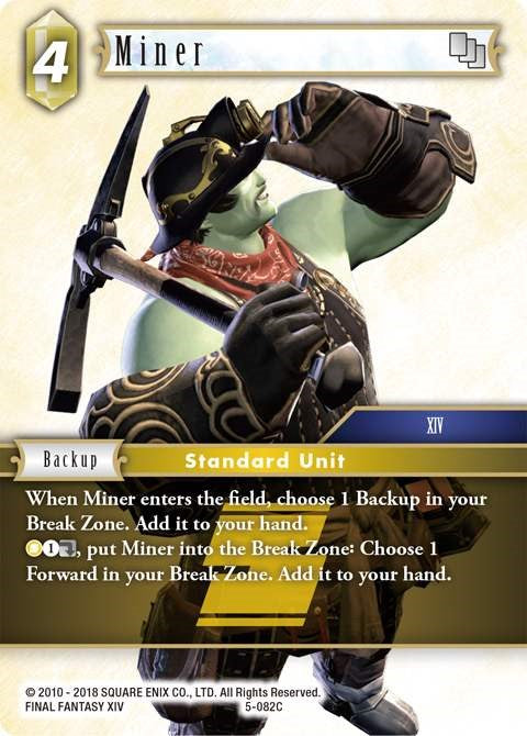 Miner [Opus V] | Boutique FDB TCG