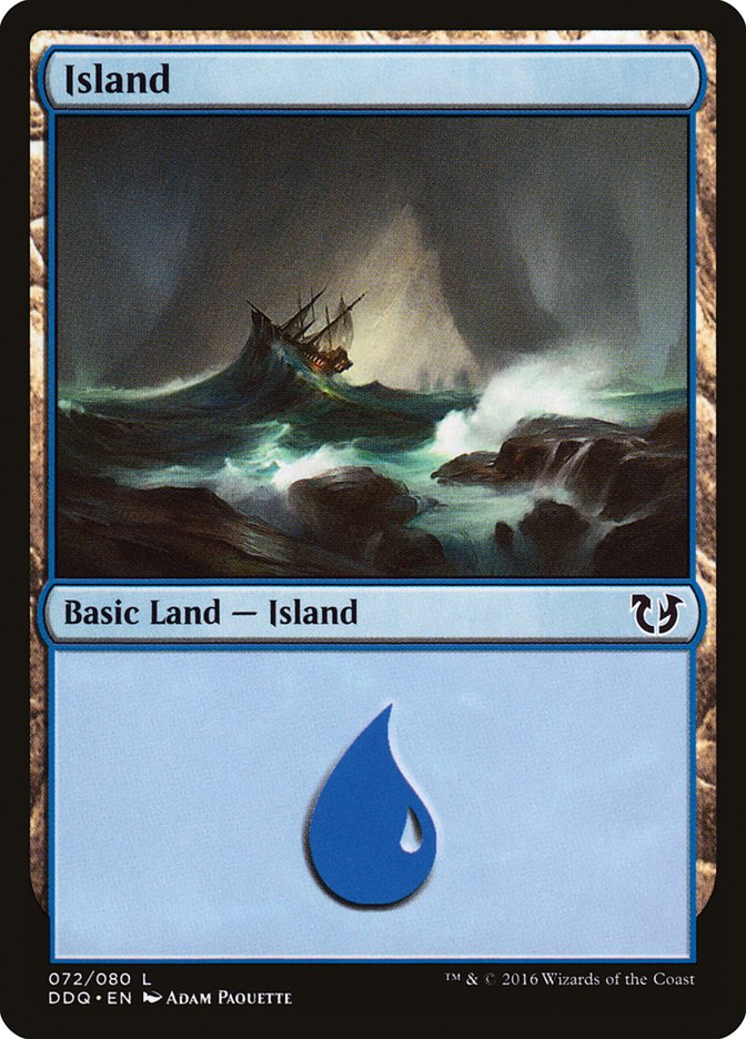 Island (72) [Duel Decks: Blessed vs. Cursed] | Boutique FDB TCG