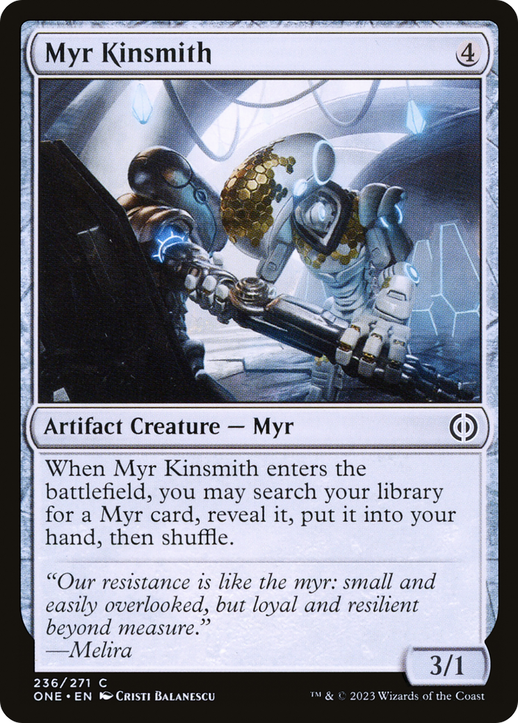 Myr Kinsmith [Phyrexia: All Will Be One] | Boutique FDB TCG