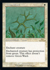 Green Ward (Retro) [30th Anniversary Edition] | Boutique FDB TCG