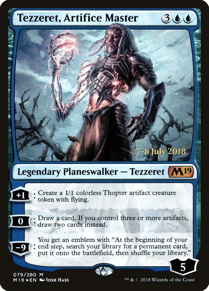 Tezzeret, Artifice Master [Core Set 2019 Prerelease Promos] | Boutique FDB TCG