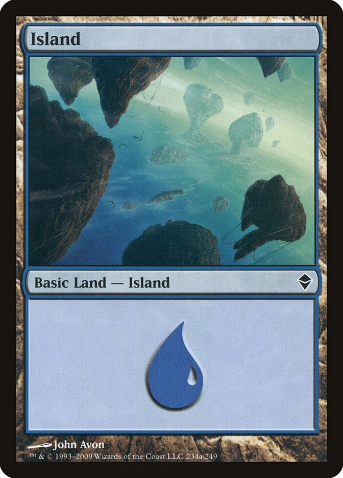 Island (234a) [Zendikar] | Boutique FDB TCG