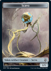 Servo // Treasure Double-Sided Token [Dungeons & Dragons: Adventures in the Forgotten Realms Commander Tokens] | Boutique FDB TCG