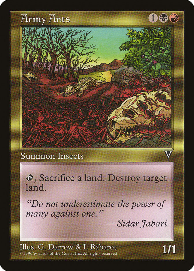 Army Ants [Visions] | Boutique FDB TCG