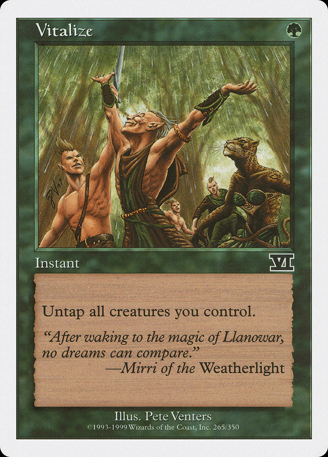 Vitalize [Classic Sixth Edition] | Boutique FDB TCG