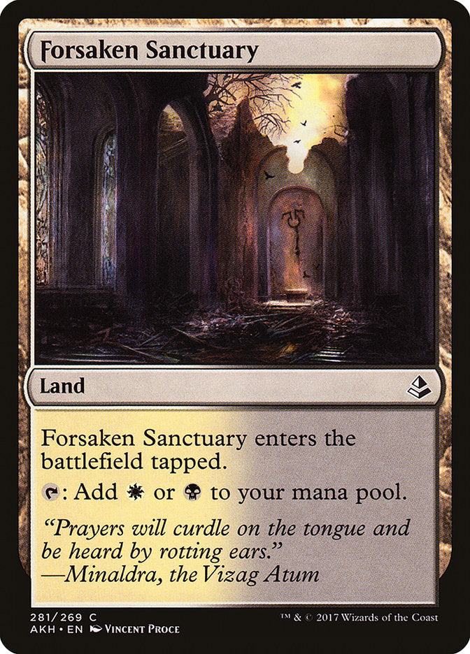 Forsaken Sanctuary [Amonkhet] | Boutique FDB TCG