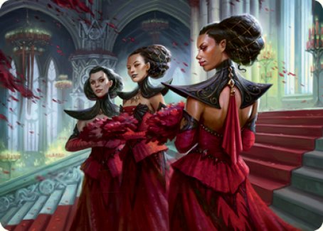 Olivia's Attendants Art Card [Innistrad: Crimson Vow Art Series] | Boutique FDB TCG