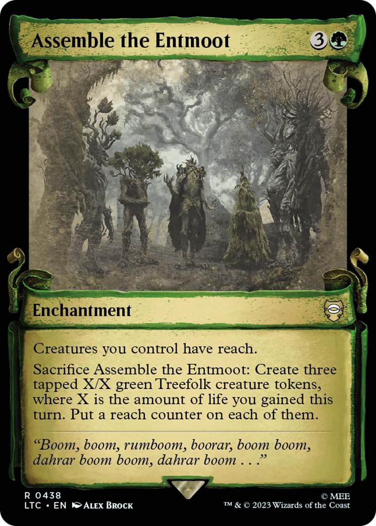 Assemble the Entmoot [The Lord of the Rings: Tales of Middle-Earth Commander Showcase Scrolls] | Boutique FDB TCG