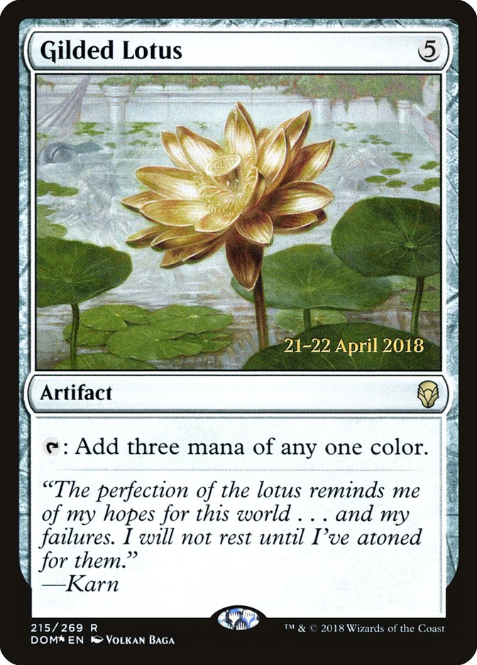 Gilded Lotus [Dominaria Prerelease Promos] | Boutique FDB TCG
