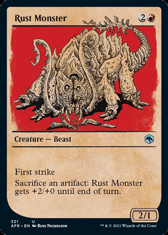 Rust Monster (Showcase) [Dungeons & Dragons: Adventures in the Forgotten Realms] | Boutique FDB TCG