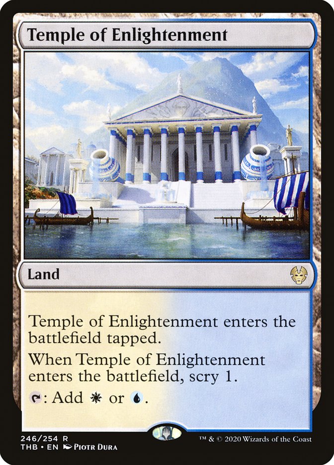 Temple of Enlightenment [Theros Beyond Death] | Boutique FDB TCG