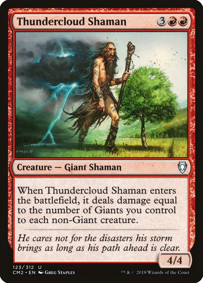 Thundercloud Shaman [Commander Anthology Volume II] | Boutique FDB TCG