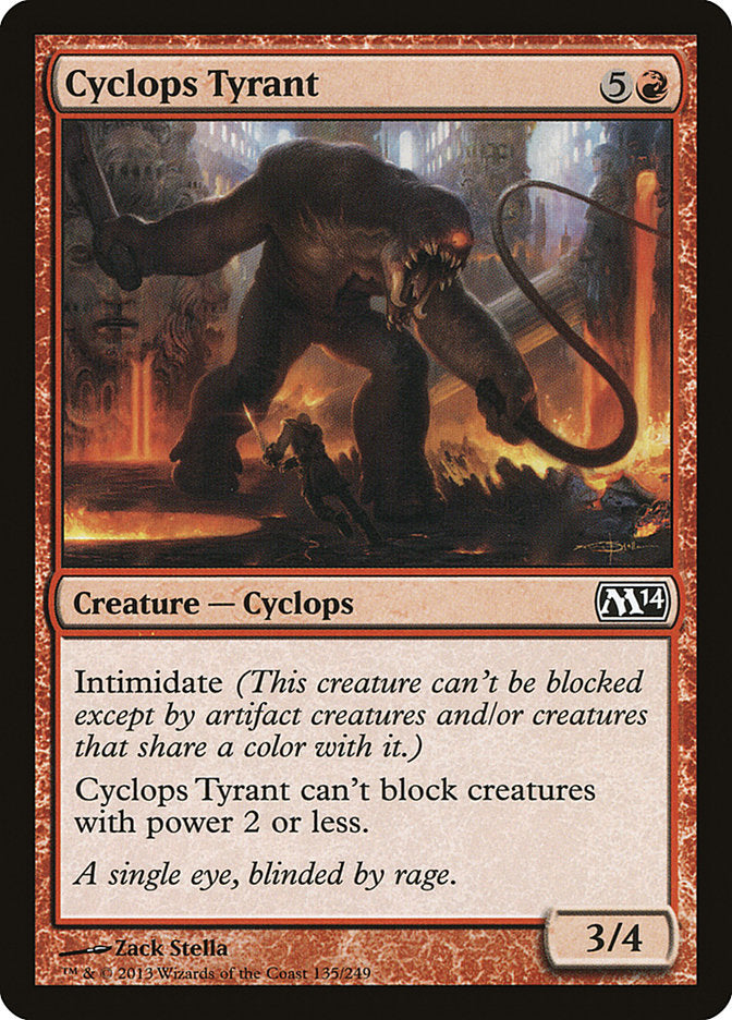 Cyclops Tyrant [Magic 2014] | Boutique FDB TCG