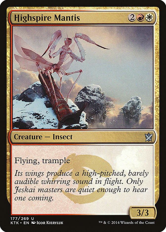 Highspire Mantis [Khans of Tarkir] | Boutique FDB TCG