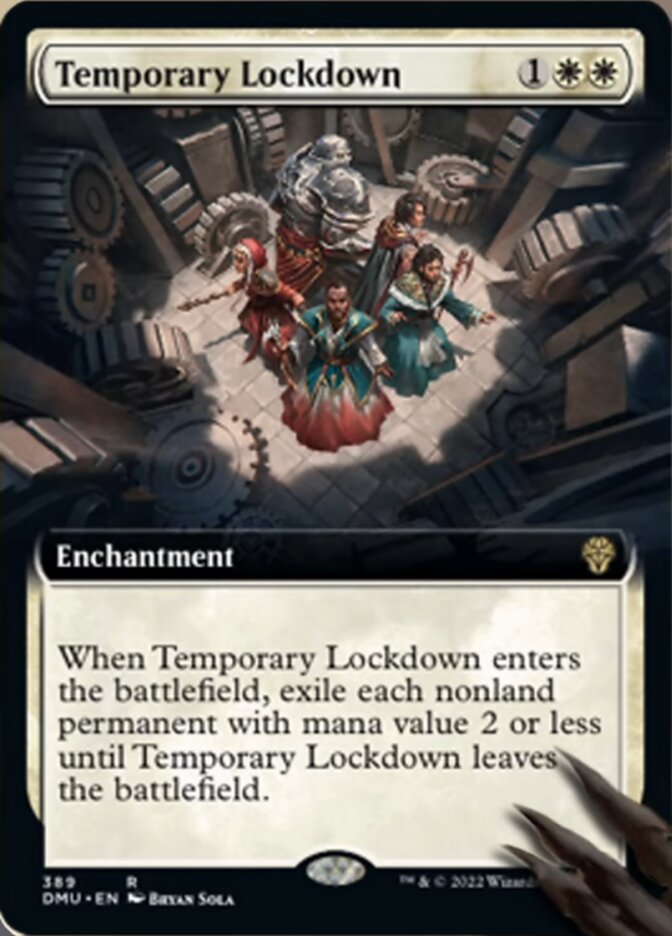 Temporary Lockdown (Extended Art) [Dominaria United] | Boutique FDB TCG