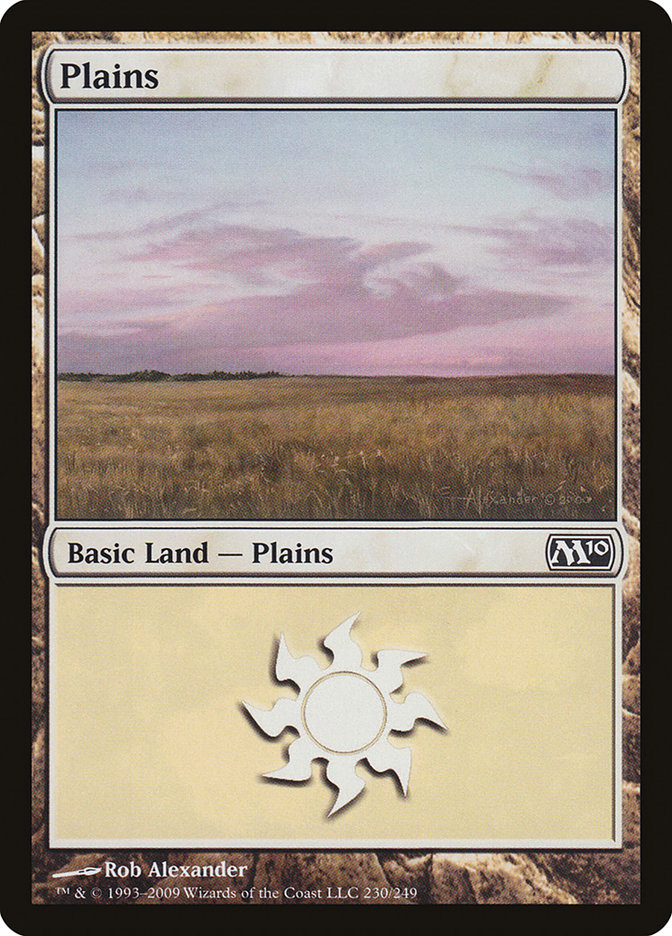 Plains (230) [Magic 2010] | Boutique FDB TCG