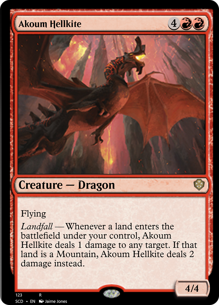 Akoum Hellkite [Starter Commander Decks] | Boutique FDB TCG