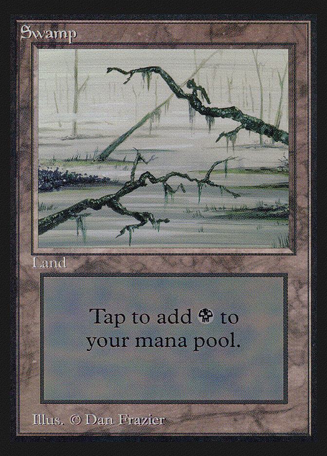 Swamp (296) [International Collectors' Edition] | Boutique FDB TCG