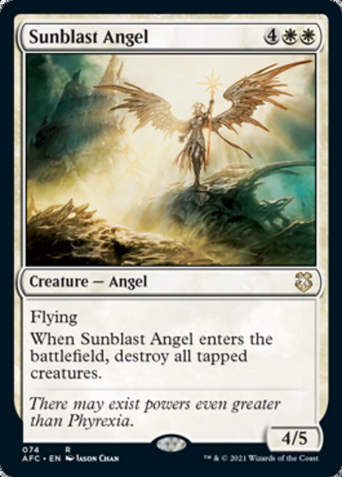 Sunblast Angel [Dungeons & Dragons: Adventures in the Forgotten Realms Commander] | Boutique FDB TCG