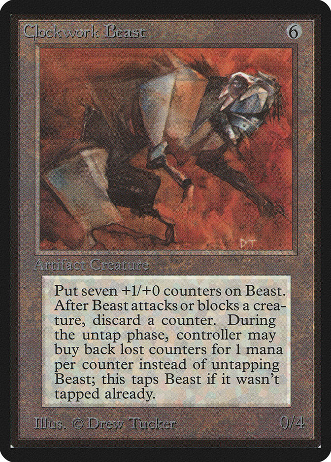 Clockwork Beast [Beta Edition] | Boutique FDB TCG