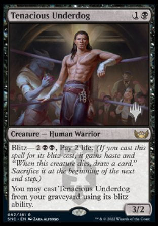 Tenacious Underdog (Promo Pack) [Streets of New Capenna Promos] | Boutique FDB TCG