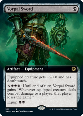 Vorpal Sword (Extended Art) [Dungeons & Dragons: Adventures in the Forgotten Realms] | Boutique FDB TCG