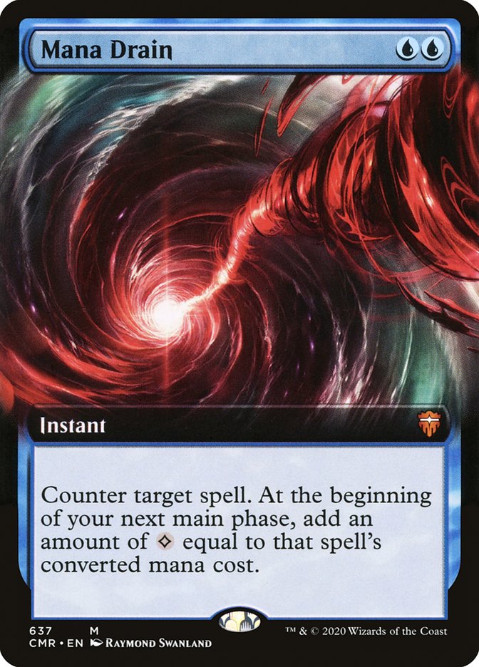 Mana Drain (Extended Art) [Commander Legends] | Boutique FDB TCG