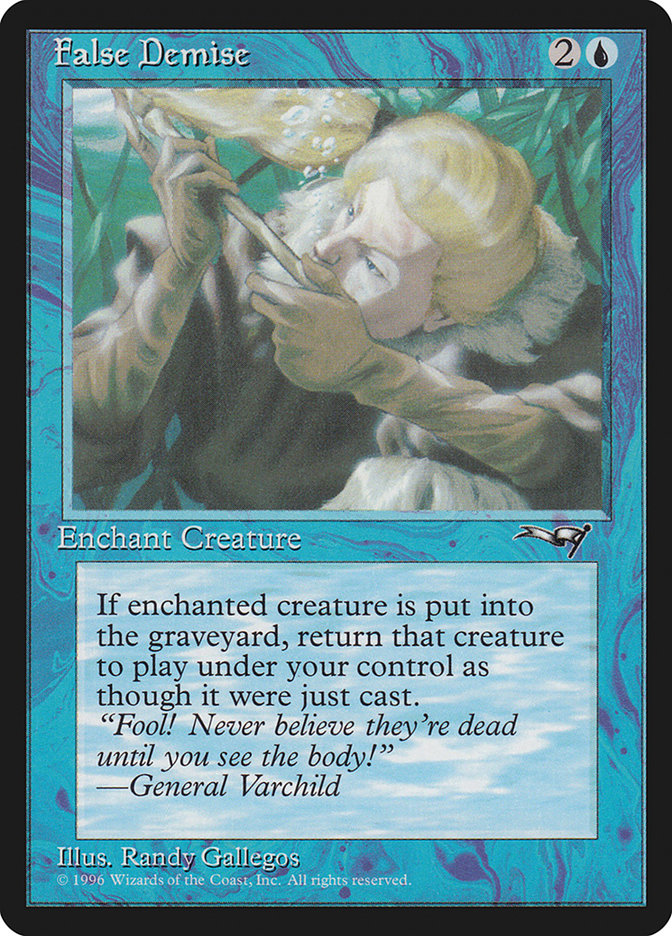 False Demise (Underwater) [Alliances] | Boutique FDB TCG