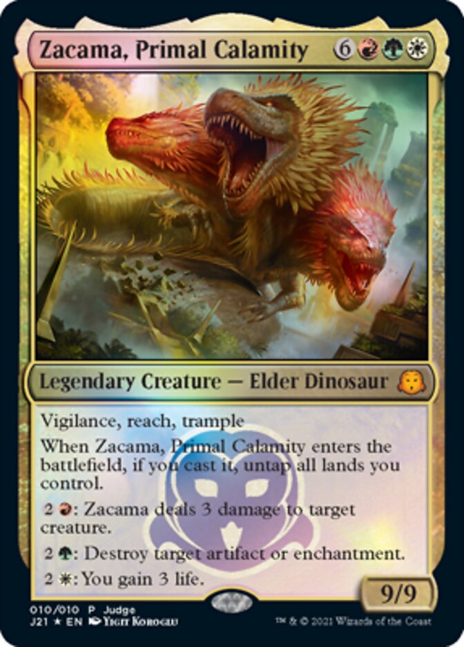 Zacama, Primal Calamity [Judge Gift Cards 2021] | Boutique FDB TCG