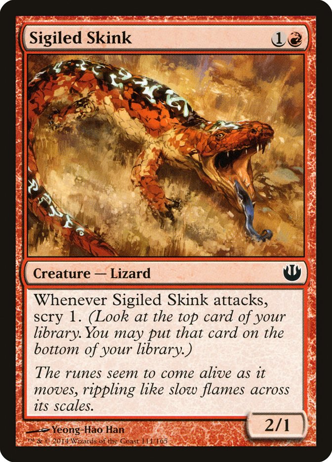 Sigiled Skink [Journey into Nyx] | Boutique FDB TCG