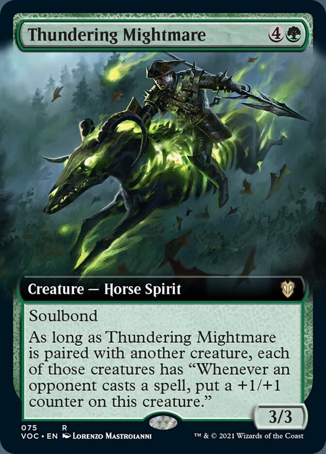 Thundering Mightmare (Extended Art) [Innistrad: Crimson Vow Commander] | Boutique FDB TCG