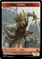 Goblin (0008) // Voja Double-Sided Token [Ravnica Remastered Tokens] | Boutique FDB TCG