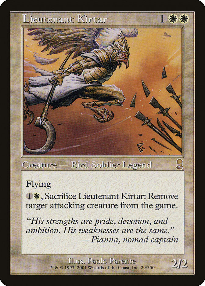 Lieutenant Kirtar [Odyssey] | Boutique FDB TCG