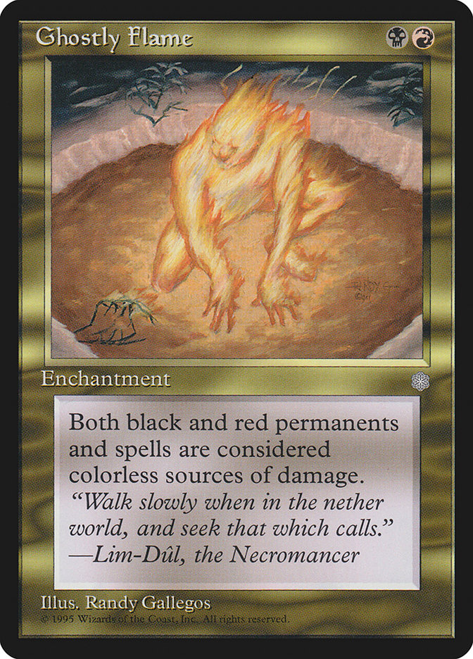 Ghostly Flame [Ice Age] | Boutique FDB TCG