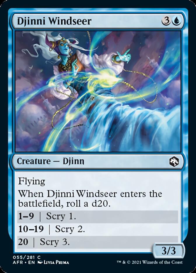 Djinni Windseer [Dungeons & Dragons: Adventures in the Forgotten Realms] | Boutique FDB TCG