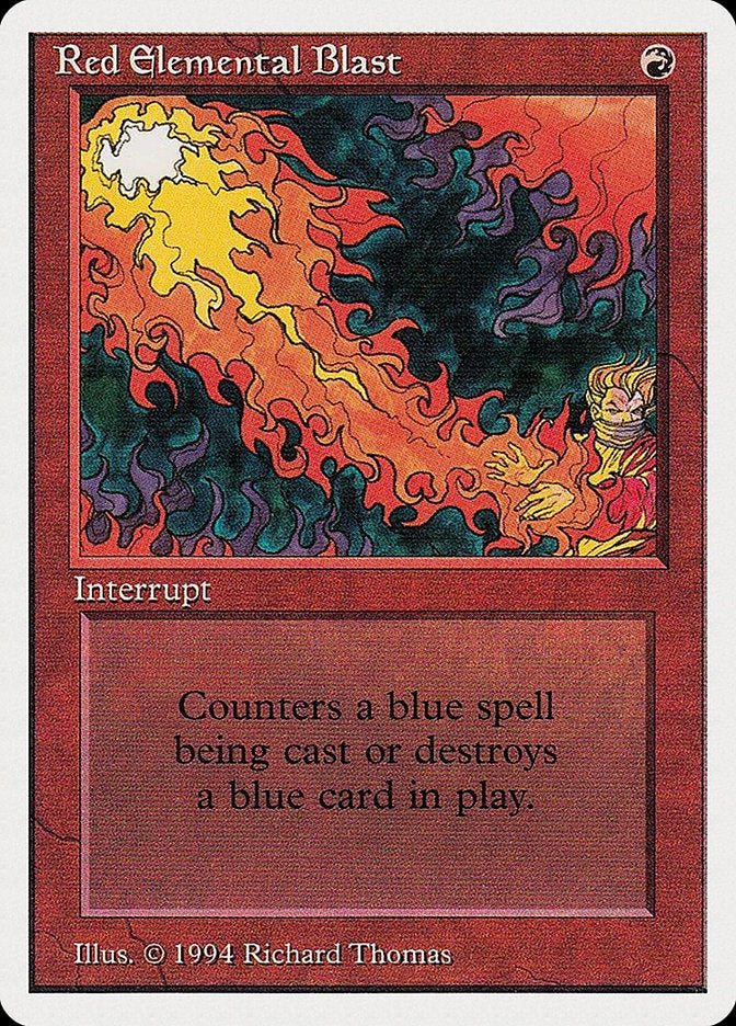 Red Elemental Blast [Summer Magic / Edgar] | Boutique FDB TCG