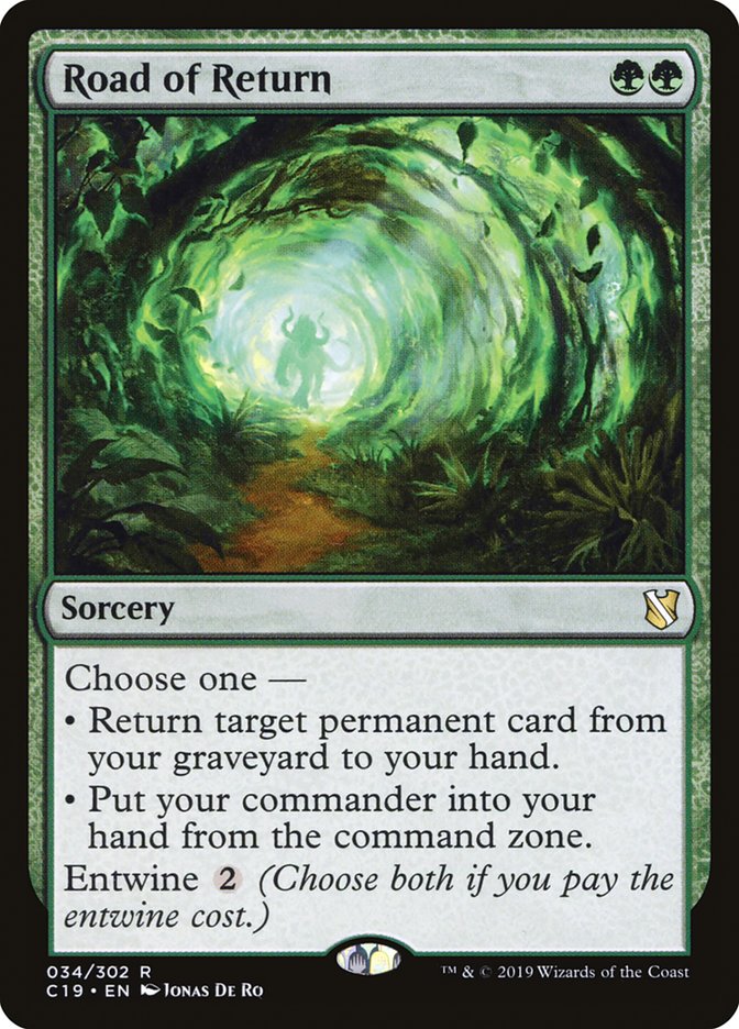 Road of Return [Commander 2019] | Boutique FDB TCG