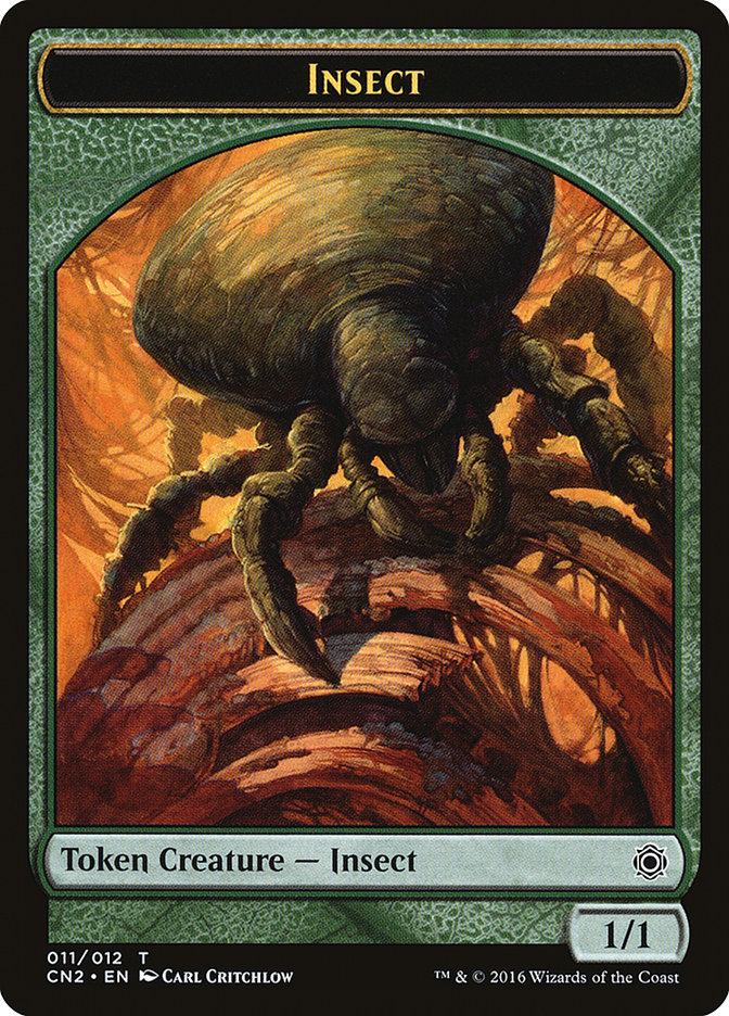 Insect Token [Conspiracy: Take the Crown Tokens] | Boutique FDB TCG