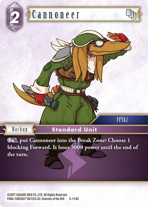 Cannoneer [Opus V] | Boutique FDB TCG