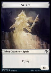 Spirit // Spider Double-Sided Token [Innistrad: Midnight Hunt Tokens] | Boutique FDB TCG