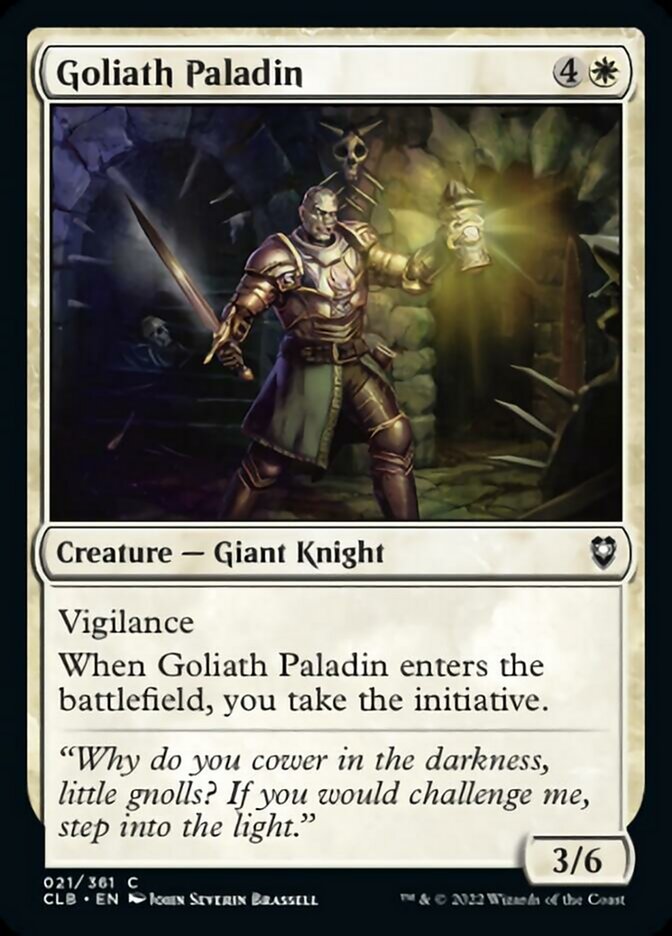 Goliath Paladin [Commander Legends: Battle for Baldur's Gate] | Boutique FDB TCG